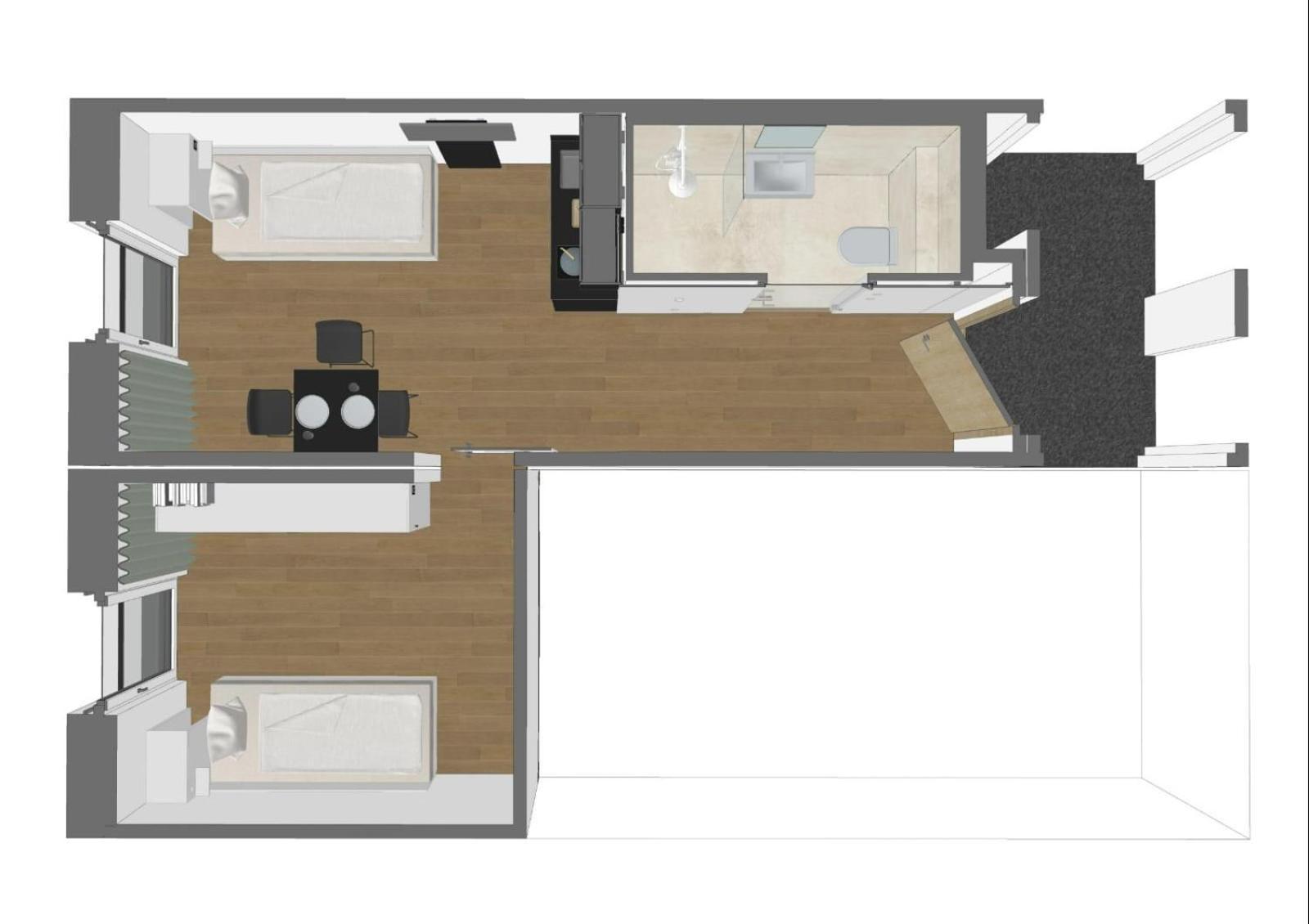 Aparthotel Timber One Boardinghouse Dorfen Zewnętrze zdjęcie